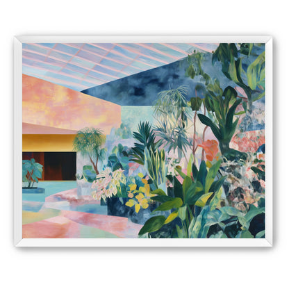 Pastel rooms for green leaves