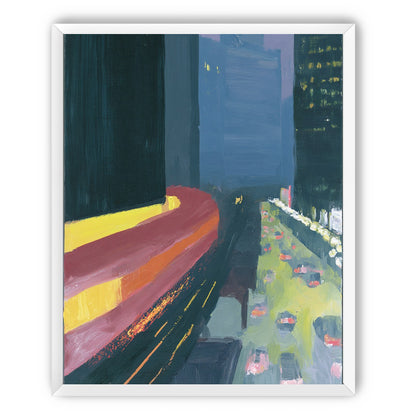 A bright bend downtown