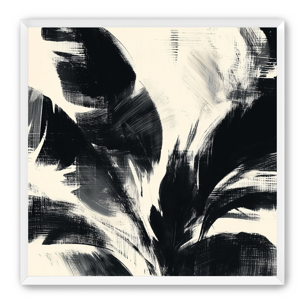 Black weight on off-white