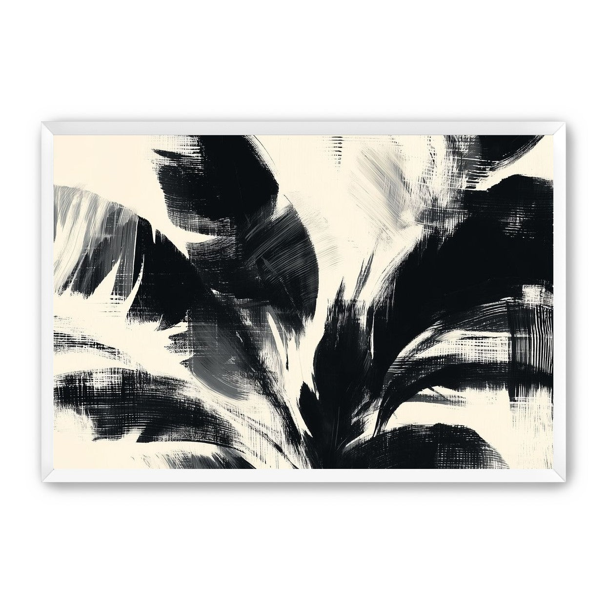 Black weight on off-white