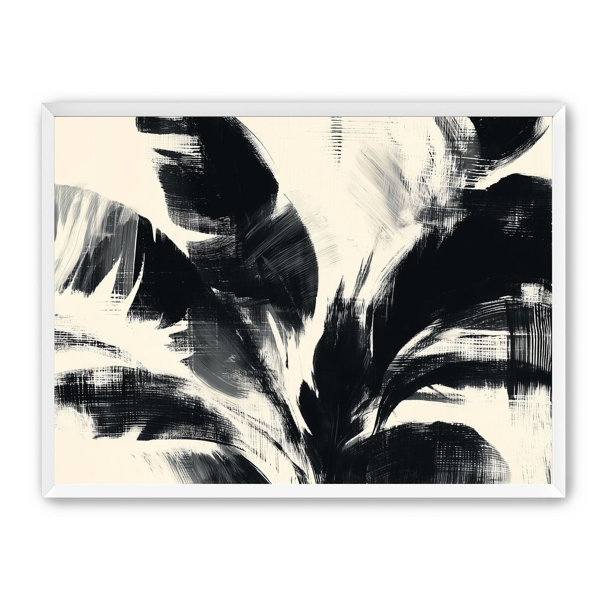 Black weight on off-white