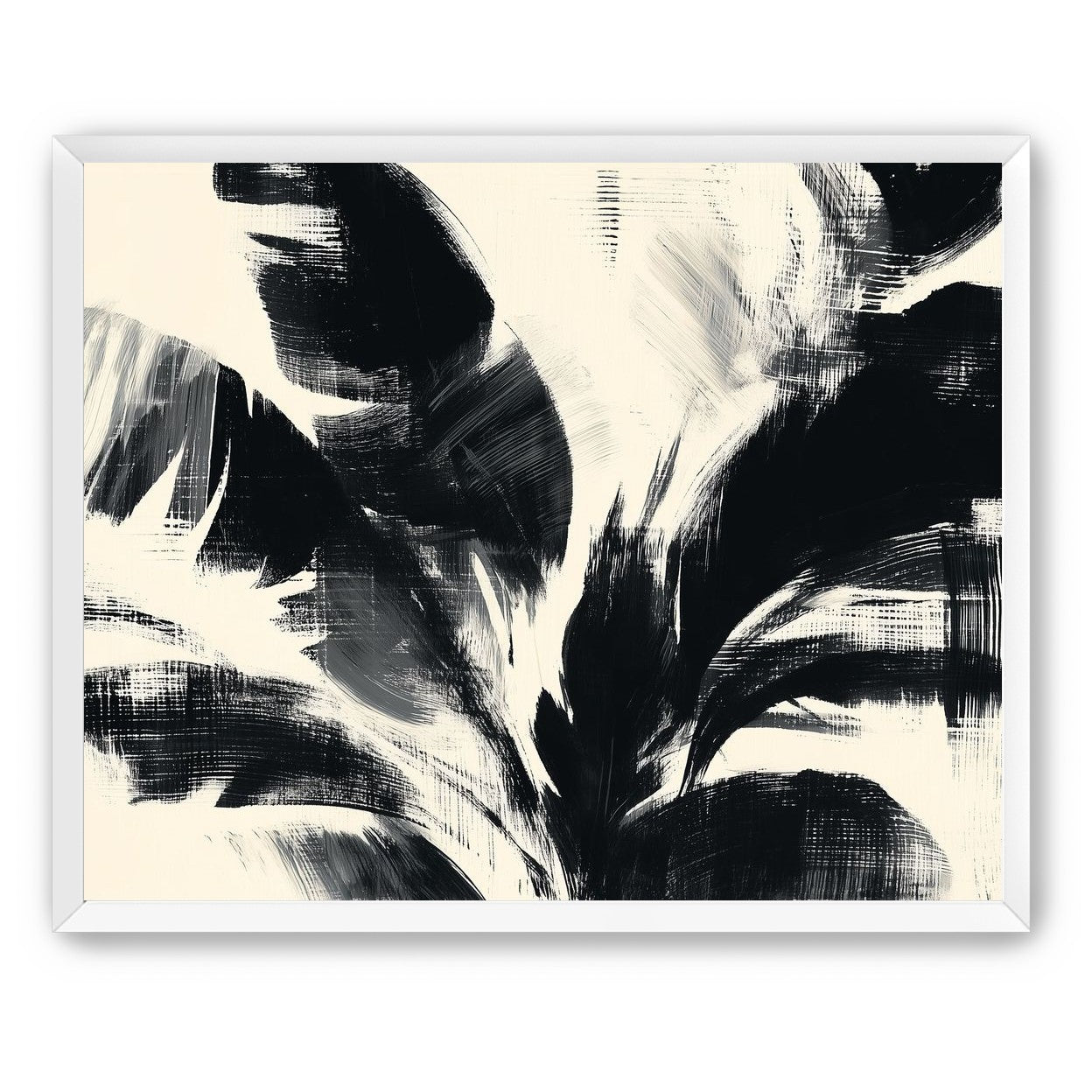 Black weight on off-white