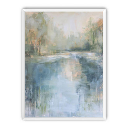 Mist over the river bend