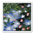 Yellow flecks on blue ground