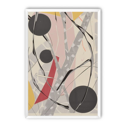 Layered circles with red wedge