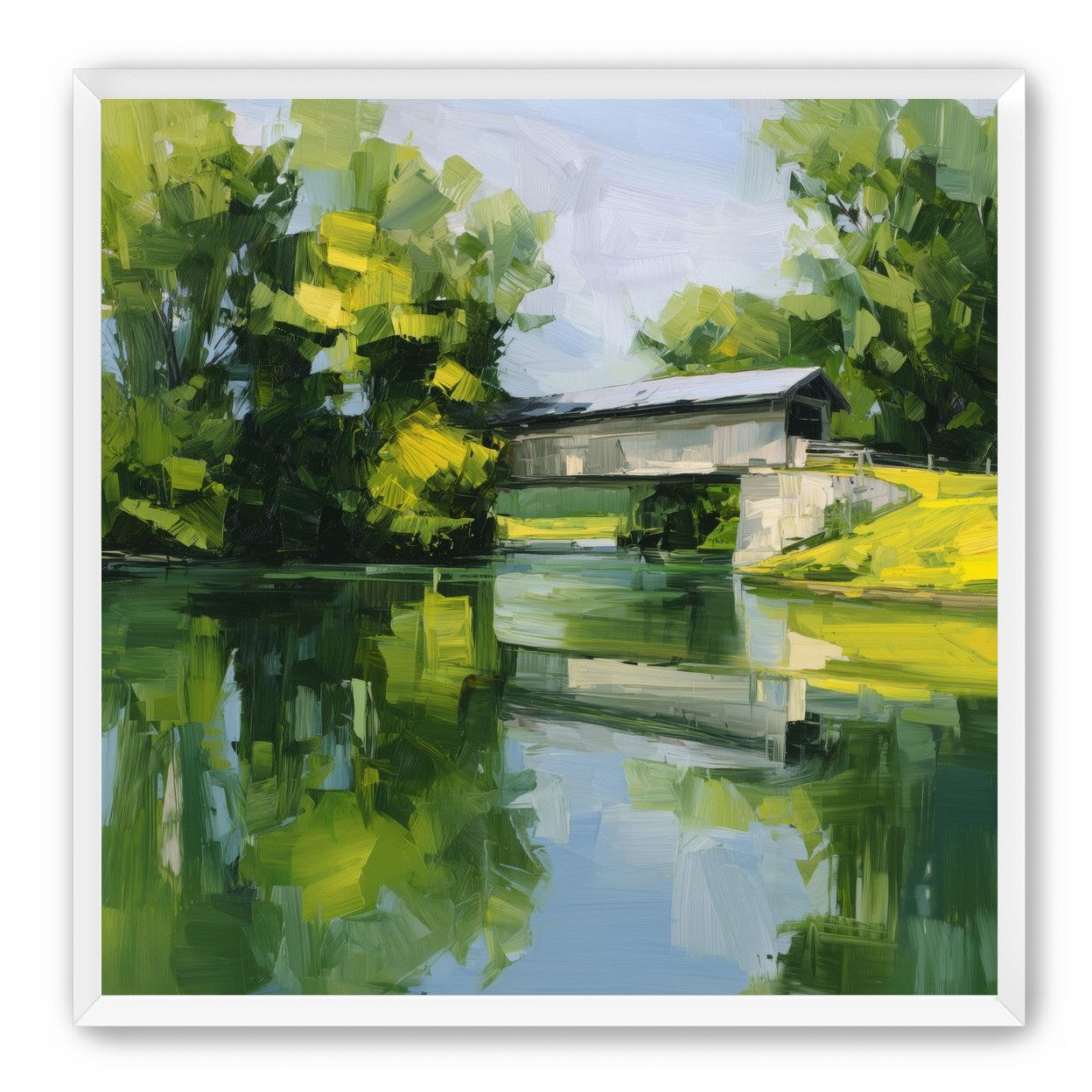 Covered Bridge in Summer