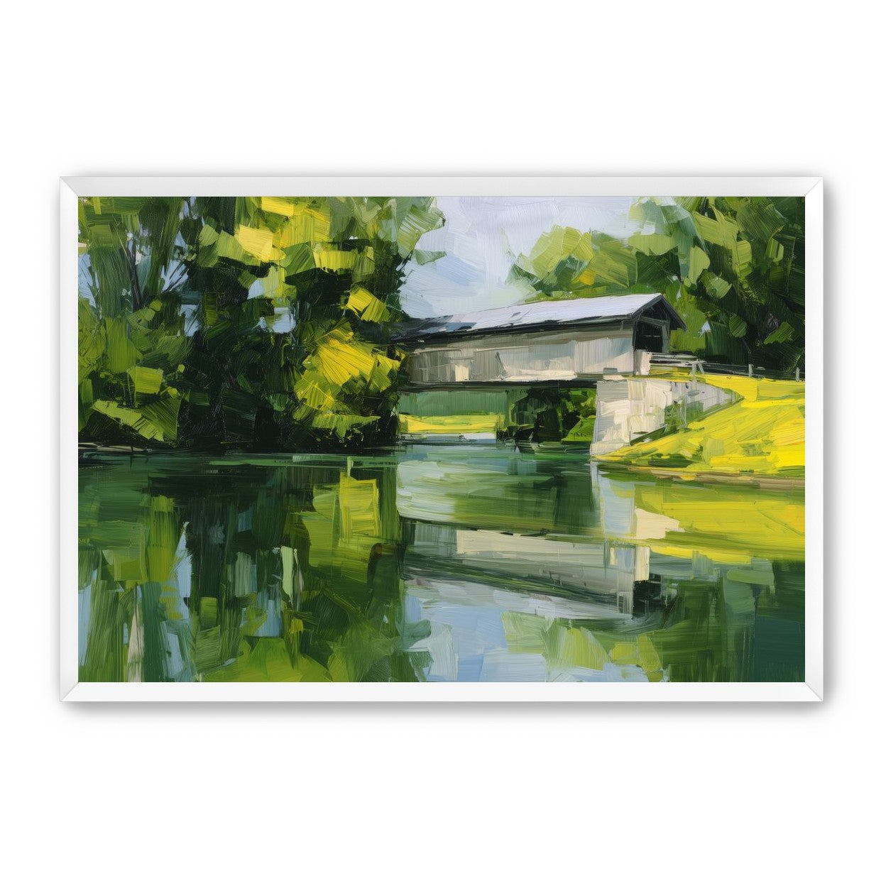 Covered Bridge in Summer