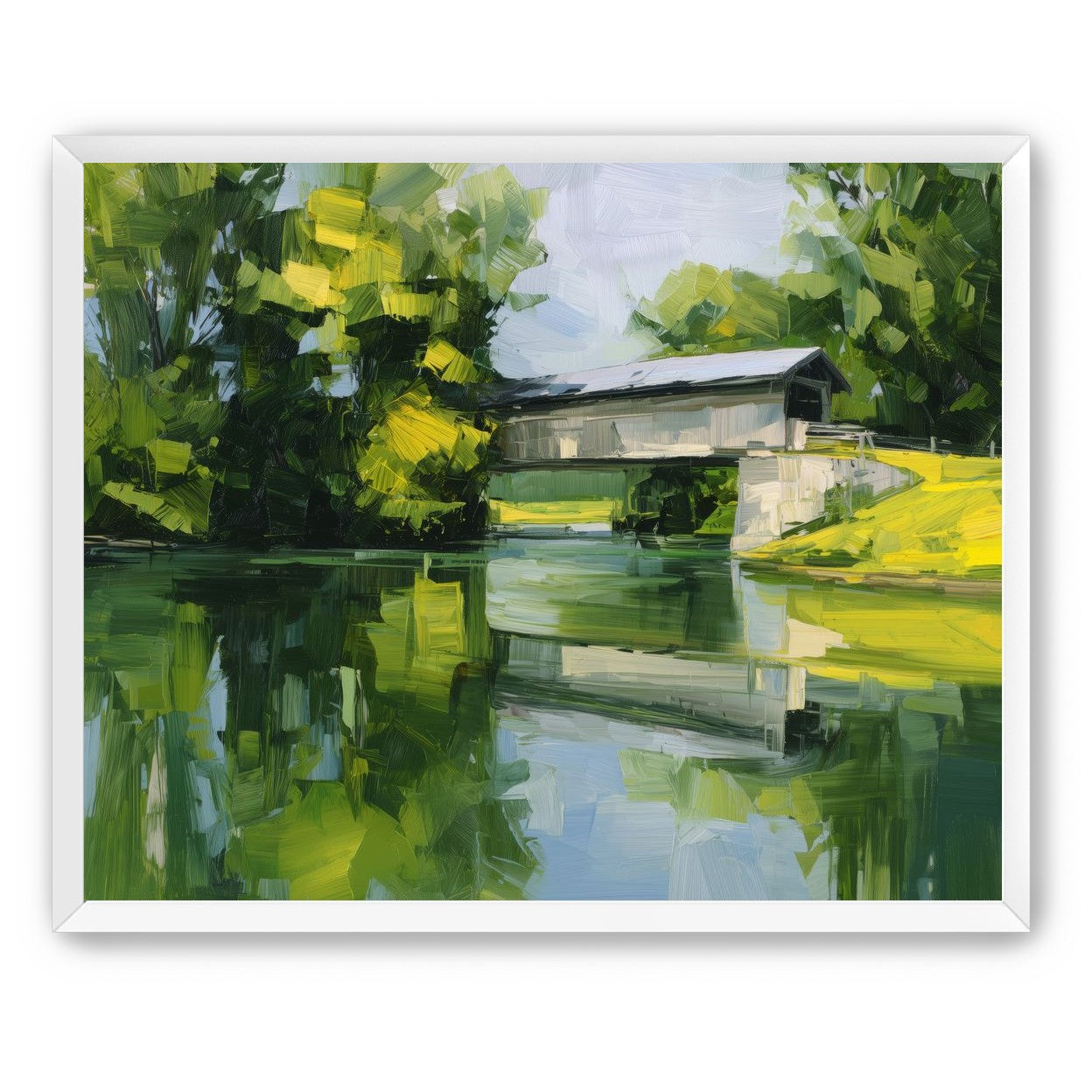 Covered Bridge in Summer