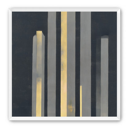 Yellow seeping through gray bars