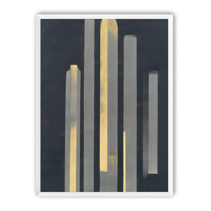 Yellow seeping through gray bars