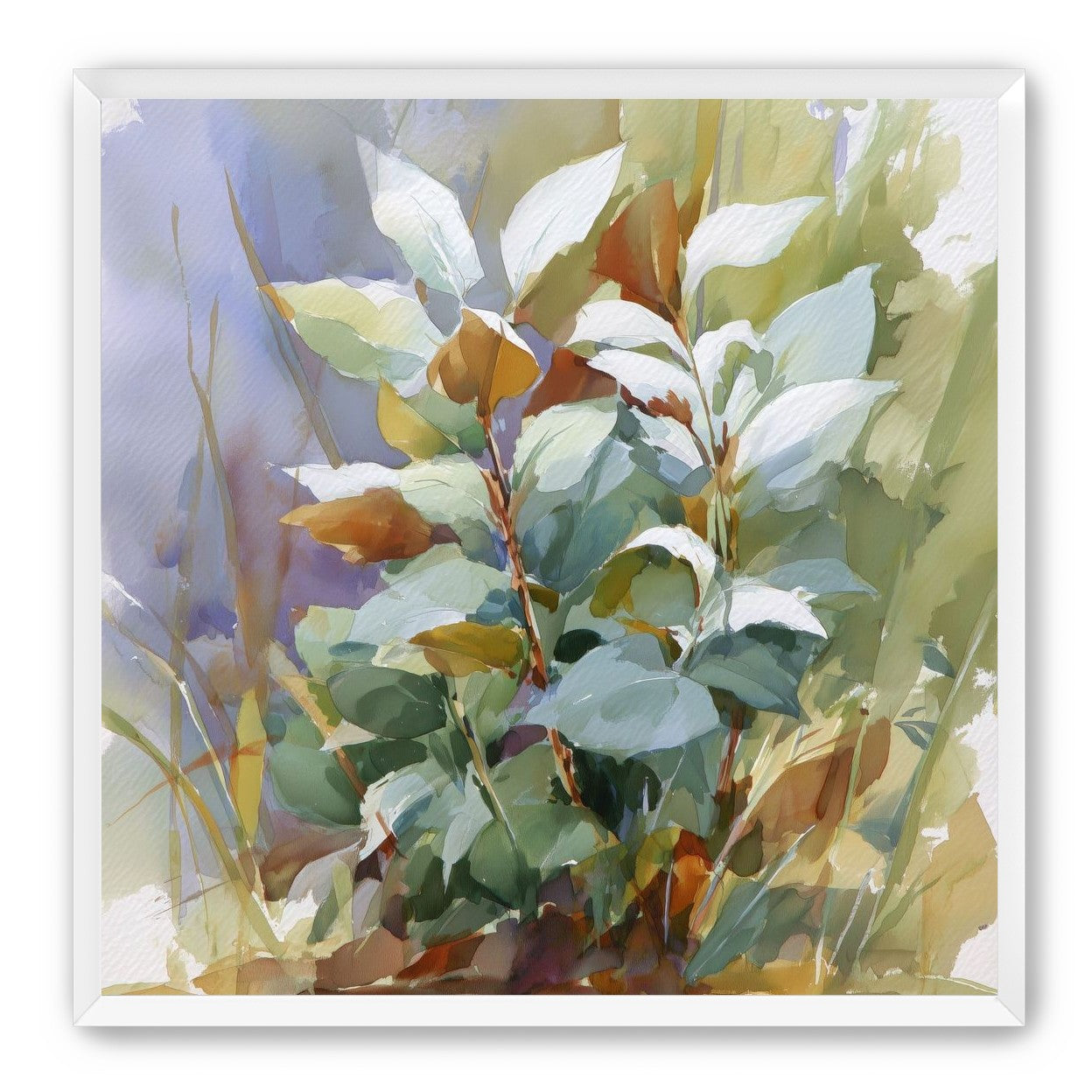 Layered Leaves in Soft Light