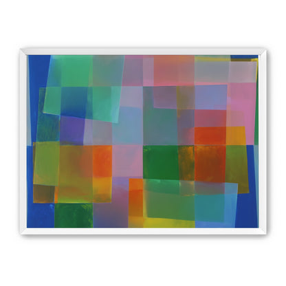 Blue depth under warm veils