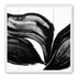 Three petals in black ink