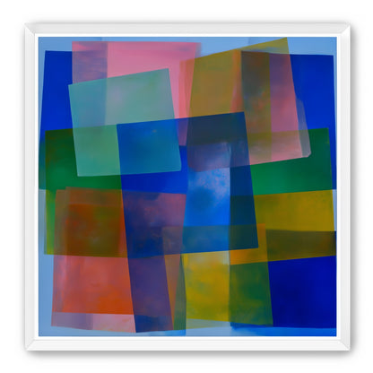 Blue pooling through pink veils