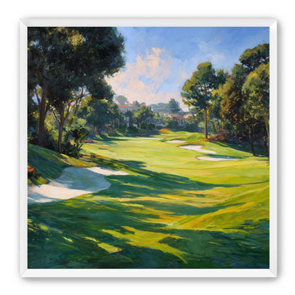 Ocean Haze Over Fairways