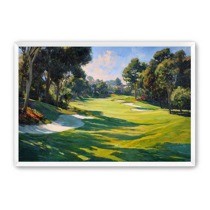 Ocean Haze Over Fairways