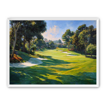 Ocean Haze Over Fairways