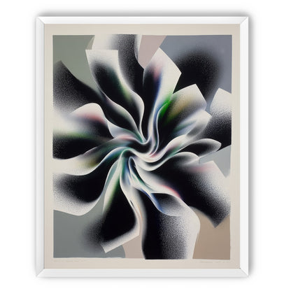 Spiral fold within pale blocks