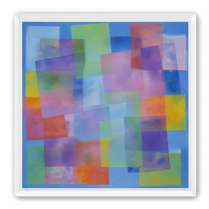 Blue field under shifting pastels