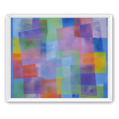 Blue field under shifting pastels