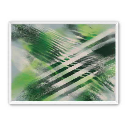 White X across green field