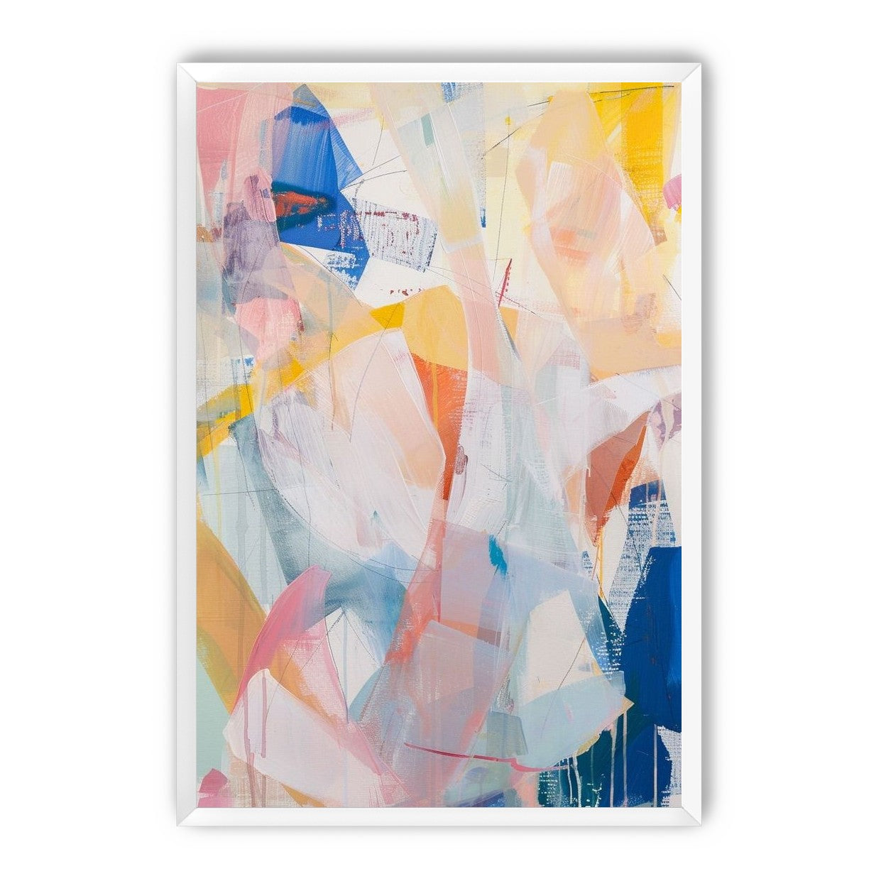 Translucent layers on canvas