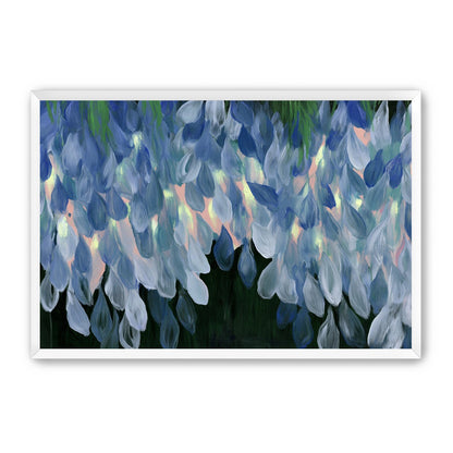 Wisteria over still water