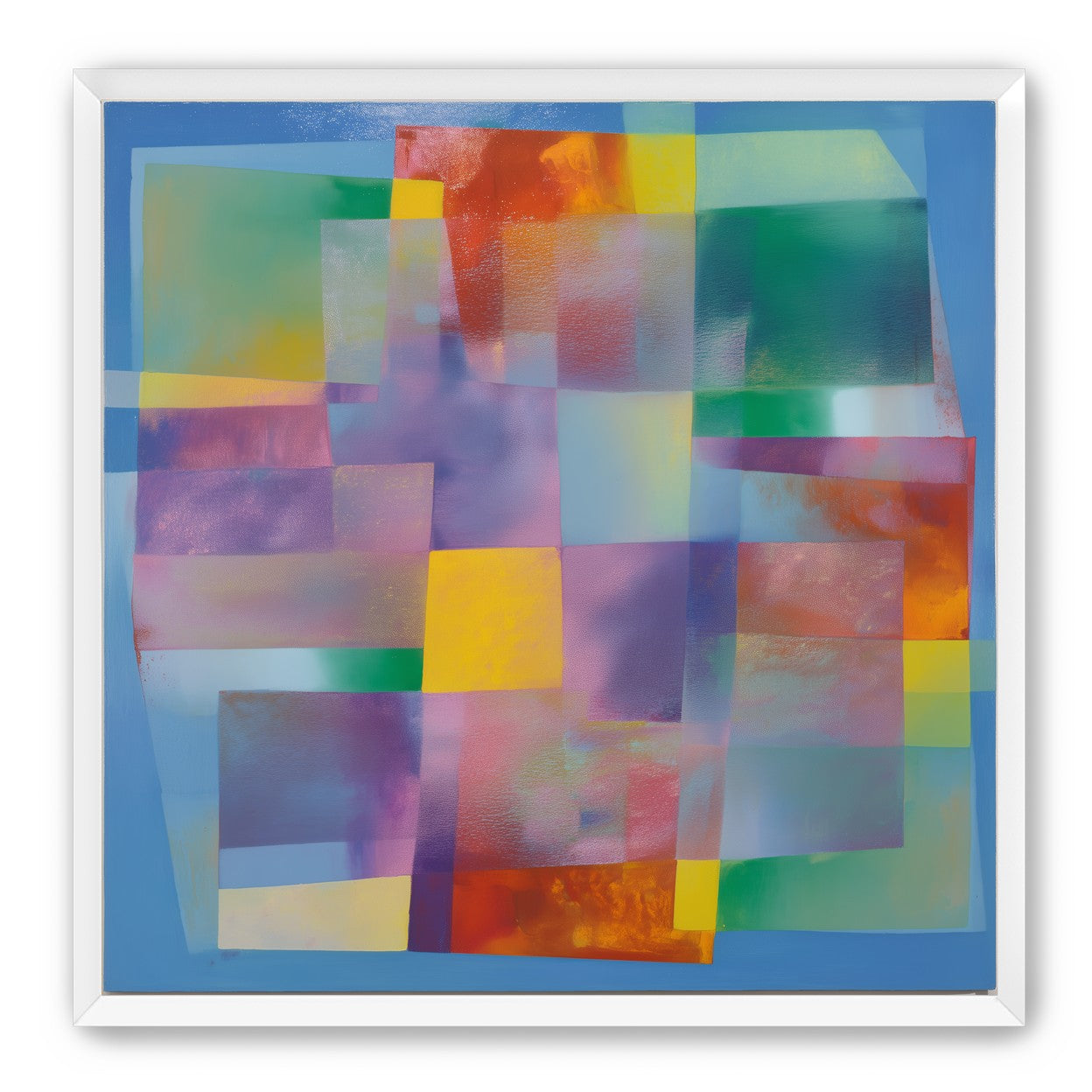Blue border and drifting blocks