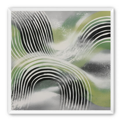 Stripes within the green haze