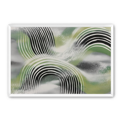 Stripes within the green haze