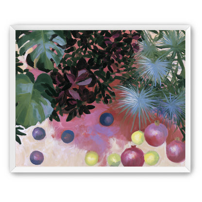 Fruit under heavy leaves