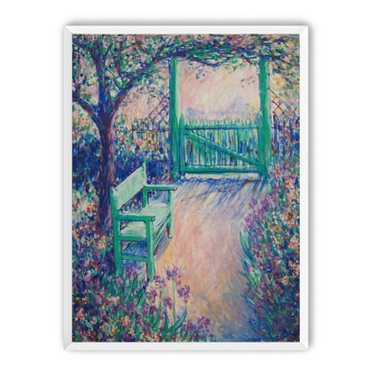 Green chair within the porch