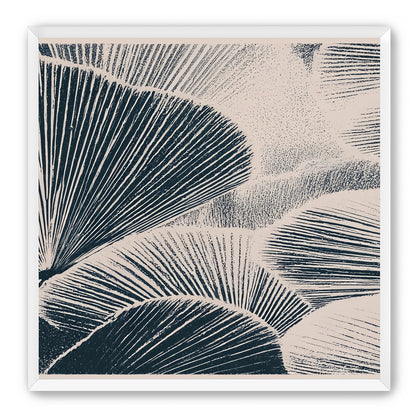 Ink shadows on palm fronds