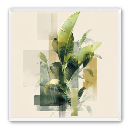 Leaves through quiet panels