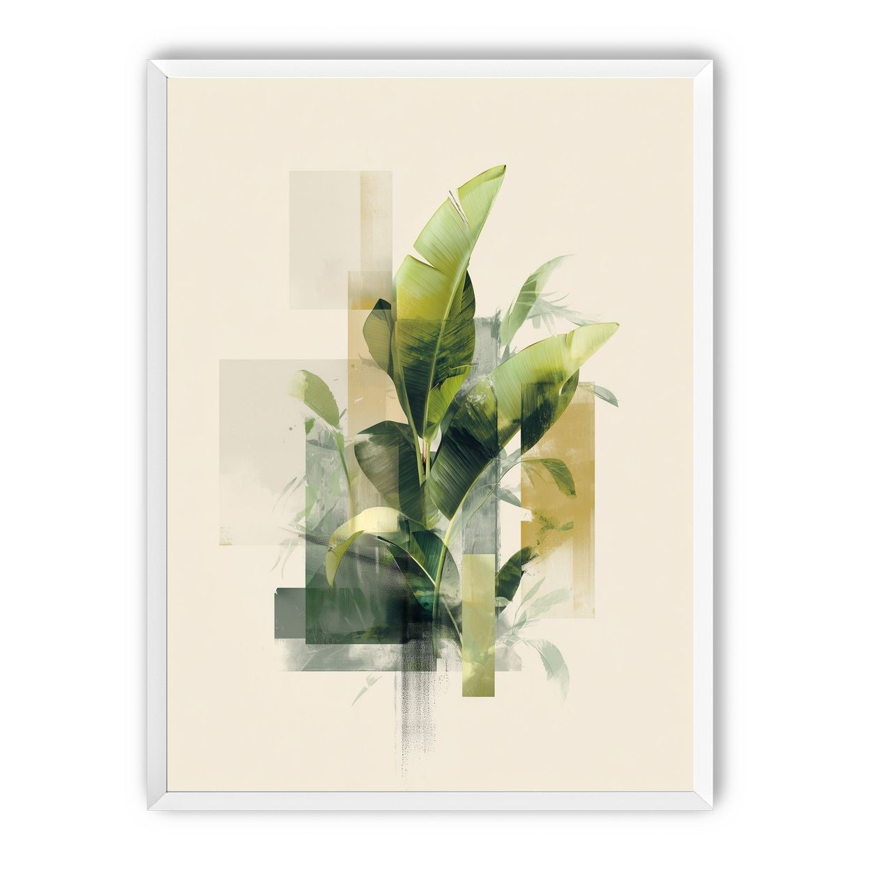 Leaves through quiet panels