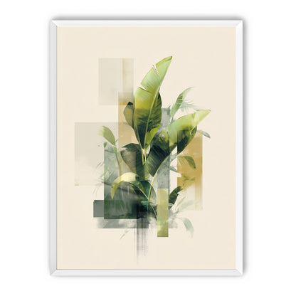 Leaves through quiet panels