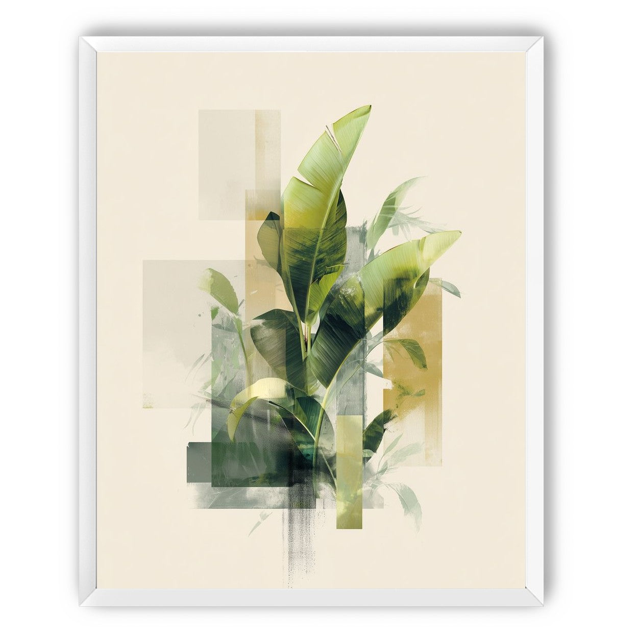 Leaves through quiet panels