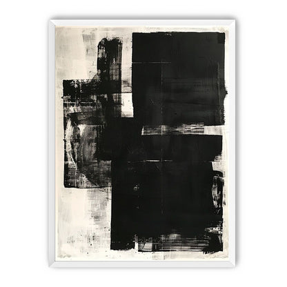 Black weight on pale ground
