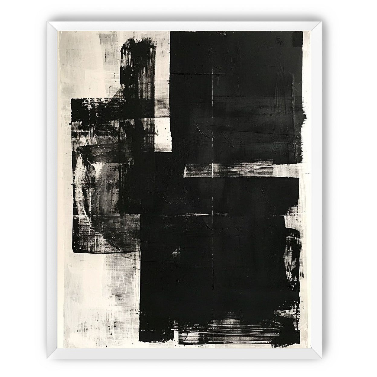 Black weight on pale ground