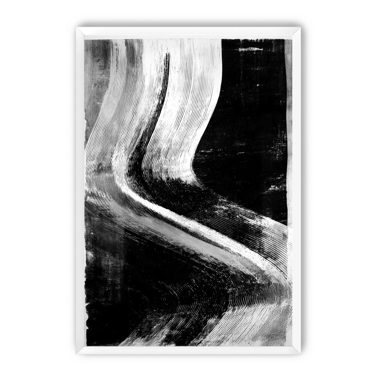 White sweep through black