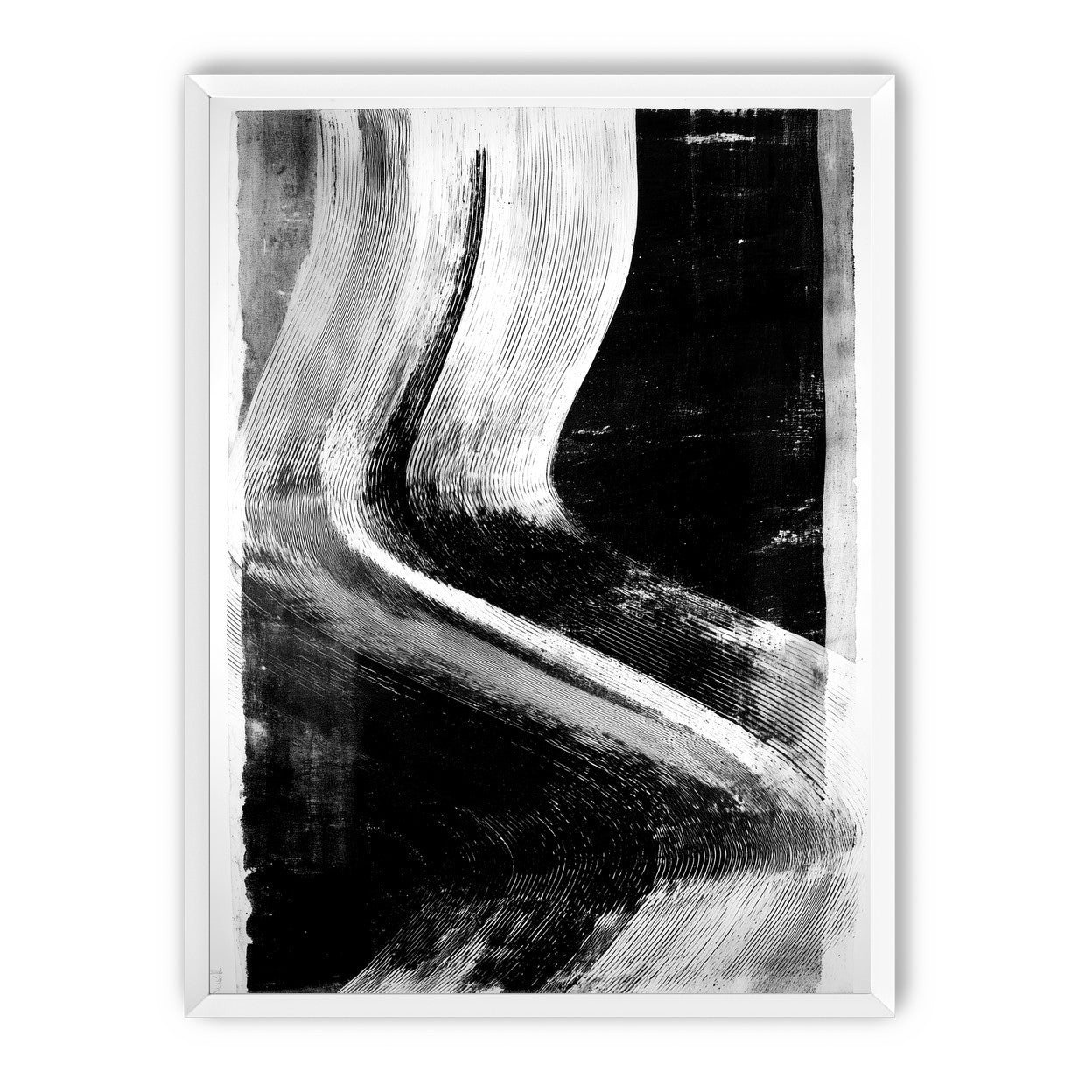 White sweep through black