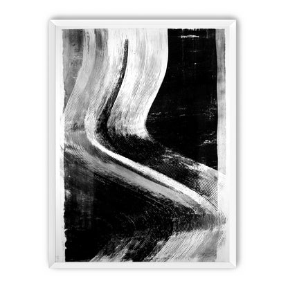 White sweep through black