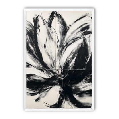 Black surges through white