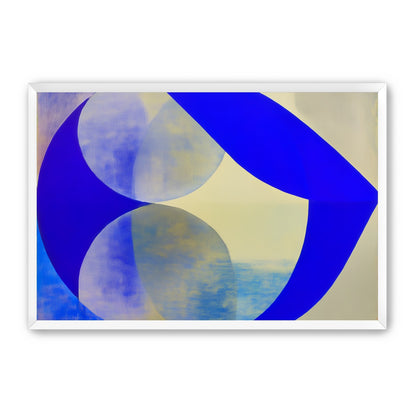 Cobalt loop on beige