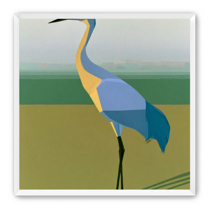 Still crane in flat light