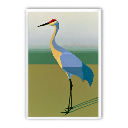 Still crane in flat light