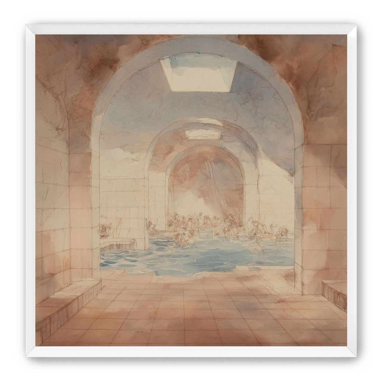 Steam under the arches