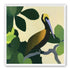 Long beak in green shade