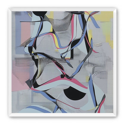 Ribbons snagged in the grid