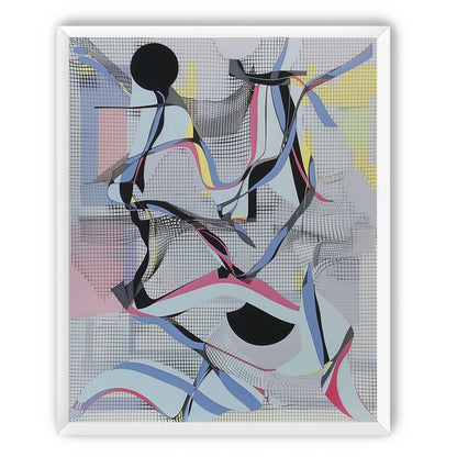 Ribbons snagged in the grid